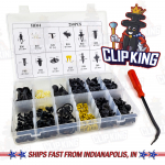 Clip King HE04 250pc. Automotive Clips & Retainers